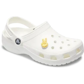 Adorno para colgantes para zapatos Jibbitz con el signo de la paz