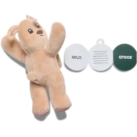 Adorno para zapatos Huggitz «Cachorro marrón» Jibbitz Colgante para zapatos