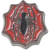 Adorno para zapatos Jibbitz con el logotipo de Spider-Man y la telaraña en relieve