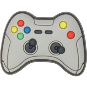 Adorno para zapatos Jibbitz™ con forma de controlador de videojuegos gris