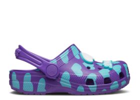 Awake NY x Classic Clog para niños «Home Is Where The Heart Is – Púrpura»
