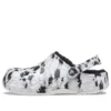 Baya Lined Clog, zapatillas de casa unisex, blancas y grises «Blanco Gris»