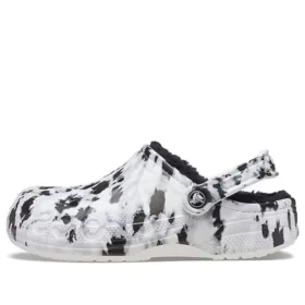 Baya Lined Clog, zapatillas de casa unisex, blancas y grises «Blanco Gris»