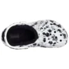 Baya Lined Clog, zapatillas de casa unisex, blancas y grises «Blanco Gris»