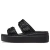 Brooklyn Croco Shine Buckle «Negro»