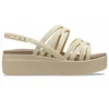 Brooklyn Strappy Low Wedge «Bone»