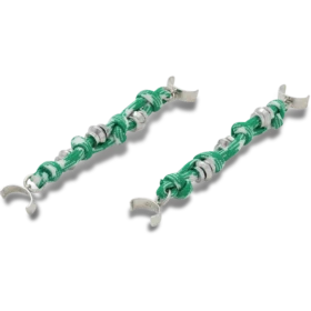 Cadena para sandalias con cordón verde, paquete de 2 colgantes Jibbitz™