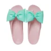 Chanclas clásicas con plataforma y lazo «Pink Teal»
