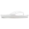Chanclas clásicas Crocs Classic Flip, estilo casual, unisex, blancas
