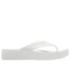 Chanclas con plataforma Baya «Blanco»