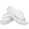 Chanclas con plataforma Baya «Blanco»