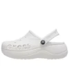 Chanclas con plataforma Classic Slide Baya «Blanco»