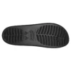 Chanclas con plataforma y detalles recortados Baya «Negro»