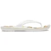 Chanclas Crocband con estampado «Blanco y Beige»