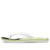 Chanclas Crocband Flip «Blanco, verde y negro»
