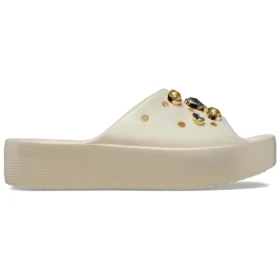 Chanclas de plataforma Classic Crystals Pearls «Blanco»