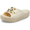 Chanclas de plataforma Classic Crystals Pearls «Blanco»