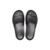 Chanclas de plataforma Crocband «Negro, gris y blanco»