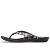 Chanclas estampadas Kadee 2 «Floral Black»