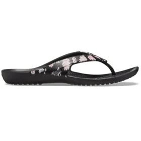 Chanclas estampadas Kadee 2 «Floral Black»