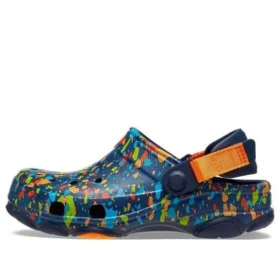 Classic All-Terrain Terrazzo Zuecos «Blue Orange Multi»
