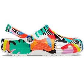 Classic Beach Sandal unisex multicolor y blancas