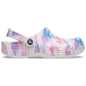 Classic Casual Unisex White Pink Blue Sandals «White Pink Blue»