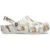 Classic Clog con estampado de camuflaje para playa «White Camouflage»
