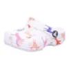 Classic Clog con estampado de personajes K «Blanco, rojo y azul»