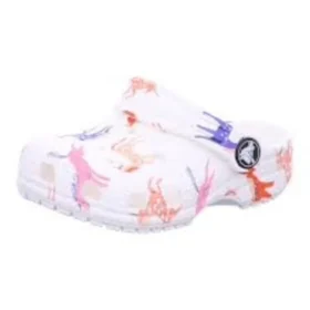 Classic Clog con estampado de personajes K «Blanco, rojo y azul»