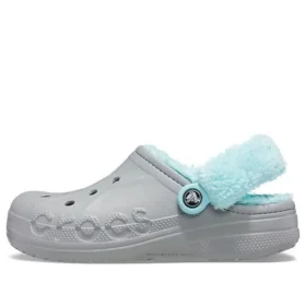 Classic Clog con forro de felpa para mantener el calor «Gris azul»