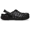 Classic Clog con forro geométrico «Negro»