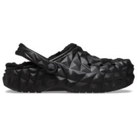 Classic Clog con forro geométrico «Negro»