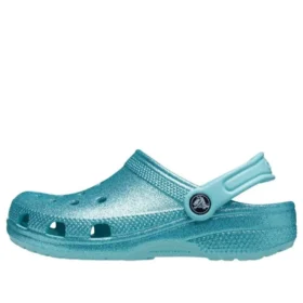 Classic Clog con Glitter «Azul verde agua»
