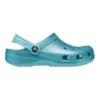 Classic Clog con Glitter «Azul verde agua»