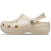 Classic Clog con plataforma Shimmer «Vanilla»