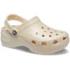 Classic Clog con plataforma Shimmer «Vanilla»