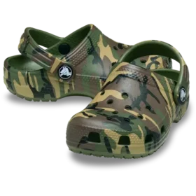 Classic Clog de camuflaje para niños pequeños