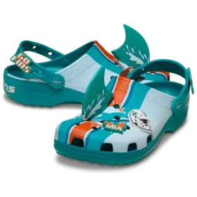 Classic Clog de los Miami Dolphins de la NFL