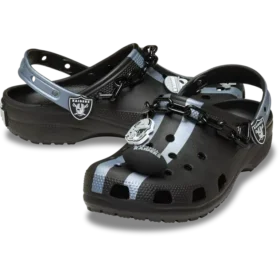 Classic Clog de los Raiders de Las Vegas de la NFL
