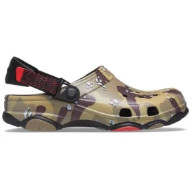 Classic Clog Desert Camouflage Beach «Negro-marrón»