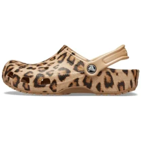 Classic Clog estampado «Leopard Gold»