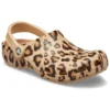 Classic Clog estampado «Leopard Gold»