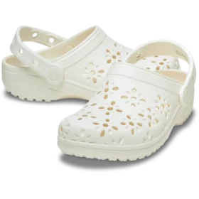 Classic Clog infantil con recortes florales