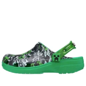 Classic Clog «Minecraft Negro Verde»