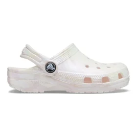 Classic Clog «Mármol, blanco y rosa»
