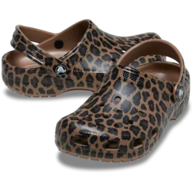 Classic Clog para niños con estampado animal