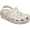 Classic Clog para niños con estampado animal y Glitter