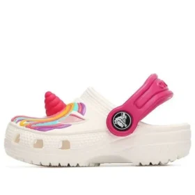 Classic Clog, sandalia de playa divertida, blanco
