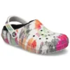 Classic Clog Tie-Dye «Multicolor Negro»